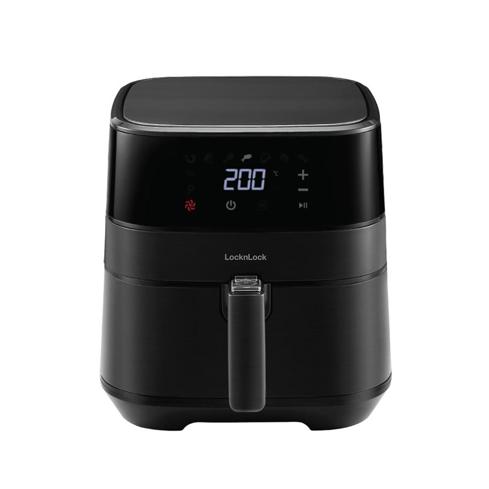 Nồi Chiên Không Dầu LocknLock Air Fryer 5.5L - Màu Đen - EJF284BLK